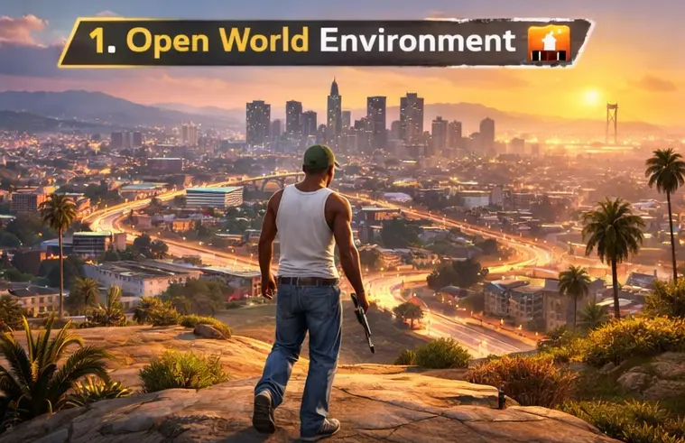 GTA San Andreas open world