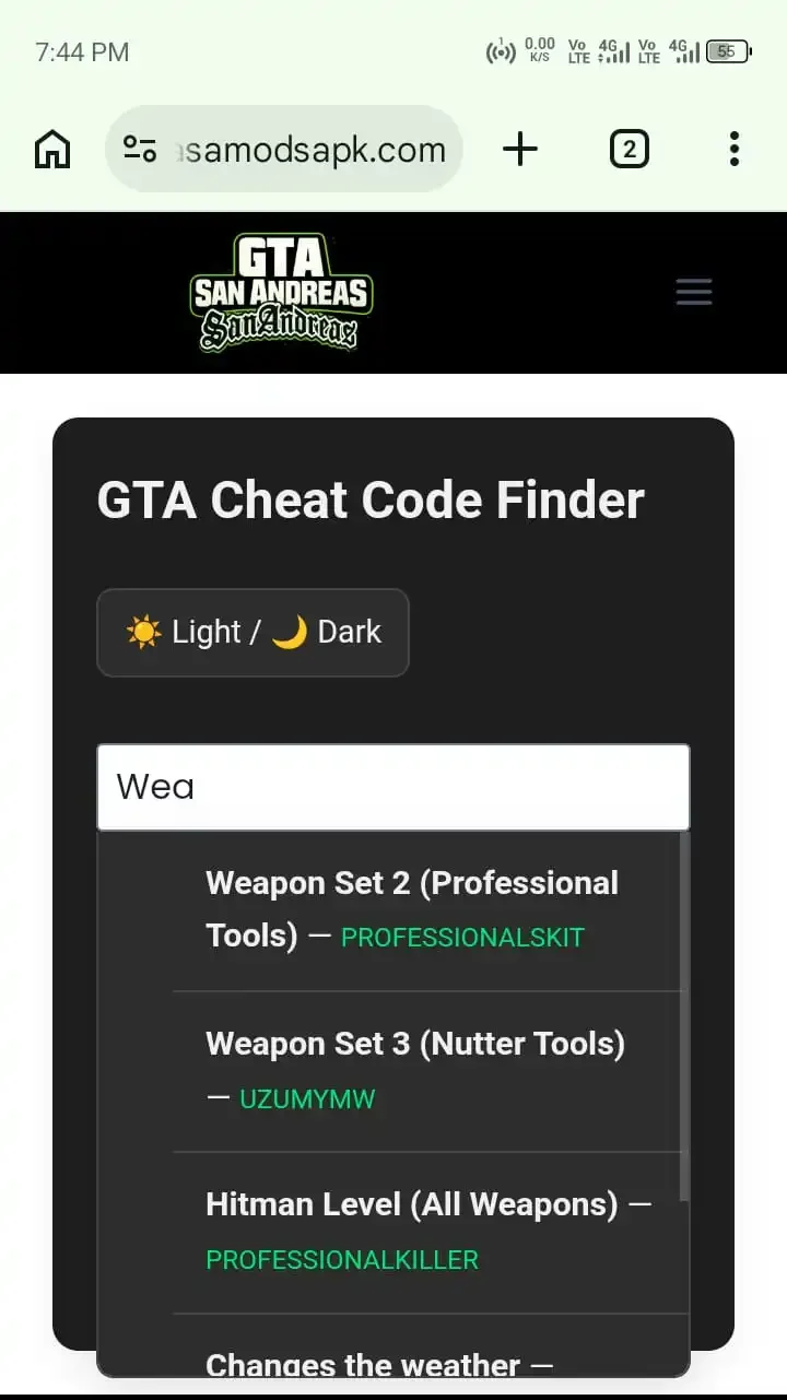 gta cheat codes finder search bar