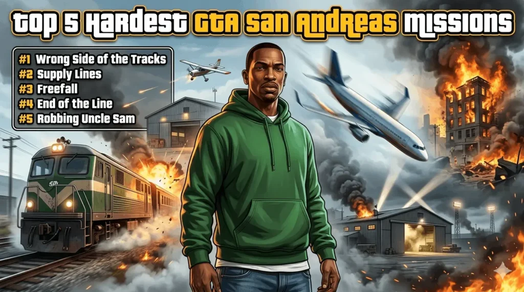 Wrong Side of the Tracks hardest mission in GTA San Andreas